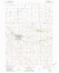 Download a high-resolution, GPS-compatible USGS topo map for Walnut, IL (1982 edition)