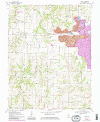 Download a high-resolution, GPS-compatible USGS topo map for Walsh, IL (1982 edition)