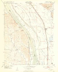 preview thumbnail of historical topo map of Union County, IL in 1948