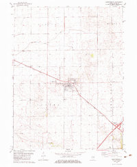 Download a high-resolution, GPS-compatible USGS topo map for Warrensburg, IL (1983 edition)