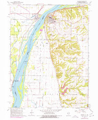 Download a high-resolution, GPS-compatible USGS topo map for Warsaw, IL (1977 edition)