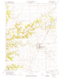 Download a high-resolution, GPS-compatible USGS topo map for Washburn, IL (1974 edition)