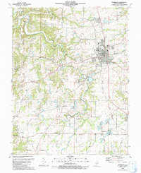 Download a high-resolution, GPS-compatible USGS topo map for Waterloo, IL (1991 edition)
