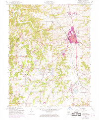 Download a high-resolution, GPS-compatible USGS topo map for Waterloo, IL (1969 edition)