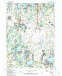 Download a high-resolution, GPS-compatible USGS topo map for Wauconda, IL (1993 edition)
