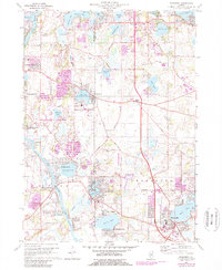 Download a high-resolution, GPS-compatible USGS topo map for Wauconda, IL (1981 edition)