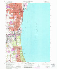 Download a high-resolution, GPS-compatible USGS topo map for Waukegan, IL (1988 edition)