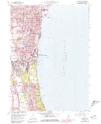 Download a high-resolution, GPS-compatible USGS topo map for Waukegan, IL (1981 edition)