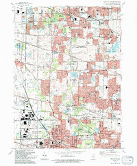 Download a high-resolution, GPS-compatible USGS topo map for West Chicago, IL (1994 edition)