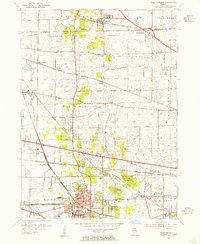 Download a high-resolution, GPS-compatible USGS topo map for West Chicago, IL (1955 edition)
