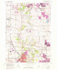 Download a high-resolution, GPS-compatible USGS topo map for West Chicago, IL (1973 edition)