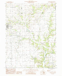 preview thumbnail of historical topo map of Clark County, IL in 1984