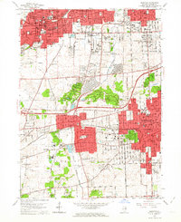 Download a high-resolution, GPS-compatible USGS topo map for Wheaton, IL (1964 edition)