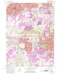 Download a high-resolution, GPS-compatible USGS topo map for Wheaton, IL (1984 edition)
