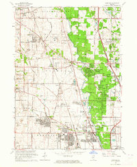 Download a high-resolution, GPS-compatible USGS topo map for Wheeling, IL (1964 edition)