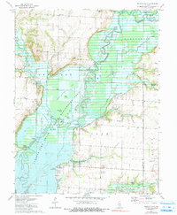 Download a high-resolution, GPS-compatible USGS topo map for Wildcat Lake, IL (1991 edition)