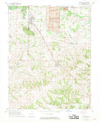 Download a high-resolution, GPS-compatible USGS topo map for Willisville, IL (1970 edition)