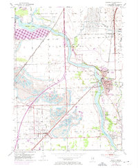 Download a high-resolution, GPS-compatible USGS topo map for Wilmington, IL (1974 edition)