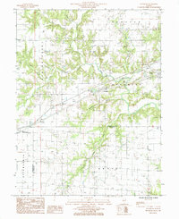 Download a high-resolution, GPS-compatible USGS topo map for Woodbury, IL (1985 edition)