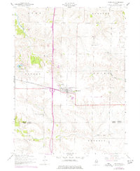 Download a high-resolution, GPS-compatible USGS topo map for Woodhull, IL (1977 edition)