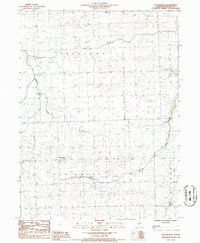Download a high-resolution, GPS-compatible USGS topo map for Woodworth, IL (1986 edition)