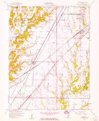 Download a high-resolution, GPS-compatible USGS topo map for Worden, IL (1959 edition)