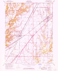 Download a high-resolution, GPS-compatible USGS topo map for Worden, IL (1969 edition)