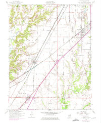 Download a high-resolution, GPS-compatible USGS topo map for Worden, IL (1975 edition)