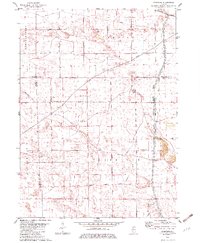 preview thumbnail of historical topo map of Bureau County, IL in 1982