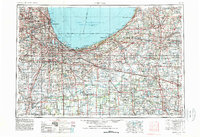 1953 Map of Chicago, 1984 Print