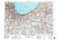 1953 Map of Chicago, 1984 Print