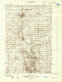 1933 Map of Hoopeston