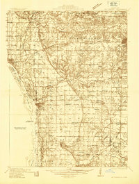 1935 Map of Keithsburg
