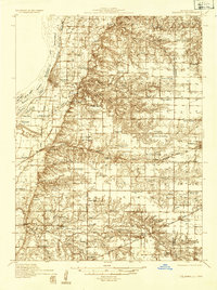 1934 Map of Oquawka
