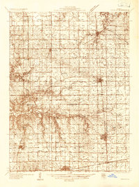 Download a high-resolution, GPS-compatible USGS topo map for Wenona, IL (1934 edition)