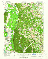 1947 Map of Cobden, IL, 1963 Print
