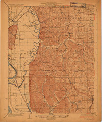 1924 Map of Alto Pass