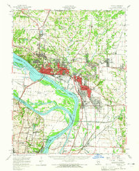 Download a high-resolution, GPS-compatible USGS topo map for Alton, IL (1965 edition)