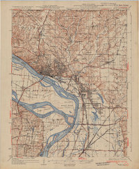 1934 Map of Alton
