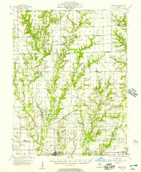 preview thumbnail of historical topo map of Annapolis, Crawford County, IL in 1956
