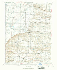 1929 Map of Beardstown, IL, 1969 Print