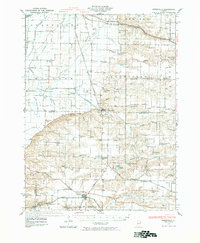 1929 Map of Cass County, IL, 1981 Print