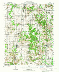 Download a high-resolution, GPS-compatible USGS topo map for Ashley, IL (1967 edition)