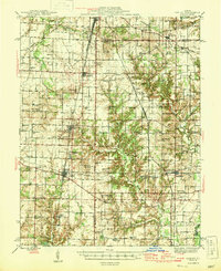 Download a high-resolution, GPS-compatible USGS topo map for Ashley, IL (1946 edition)