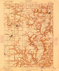1915 Map of Avon