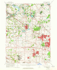 preview thumbnail of historical topo map of Barrington, IL in 1961