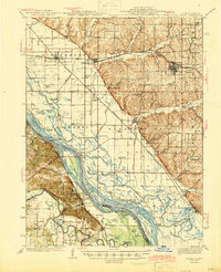 Download a high-resolution, GPS-compatible USGS topo map for Barry, IL (1944 edition)