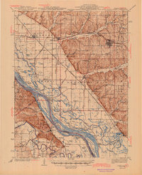 Download a high-resolution, GPS-compatible USGS topo map for Barry, IL (1944 edition)