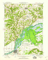 Download a high-resolution, GPS-compatible USGS topo map for Beardstown, IL (1959 edition)