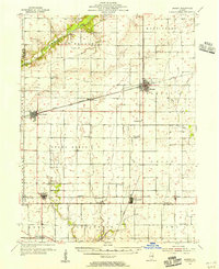 Download a high-resolution, GPS-compatible USGS topo map for Bement, IL (1956 edition)